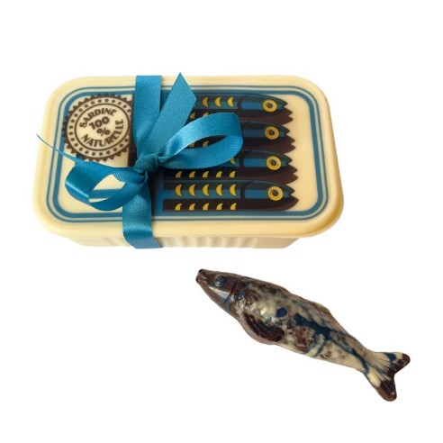 6 sardines chocolate box