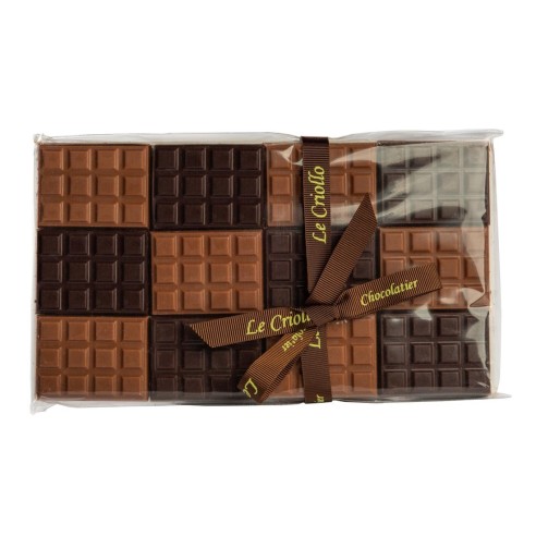 MINI TABLETTES LAIT NOIR CAR - Tablettes de chocolat