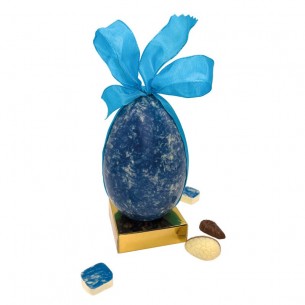 17cm stuffed egg with Faïencines