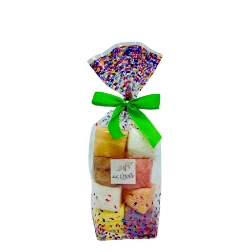 Cubes de guimauves aromatisées